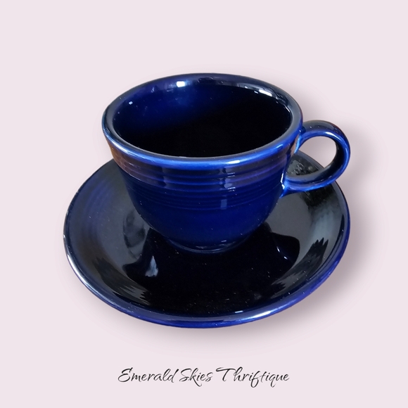 Fiesta Cup And Saucer Set. - Picture 4 of 4